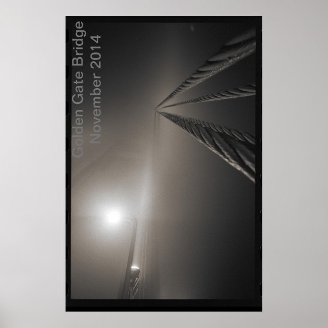 Golden Grind Bridge i november 2014 Poster F056-26 (Framsidan)