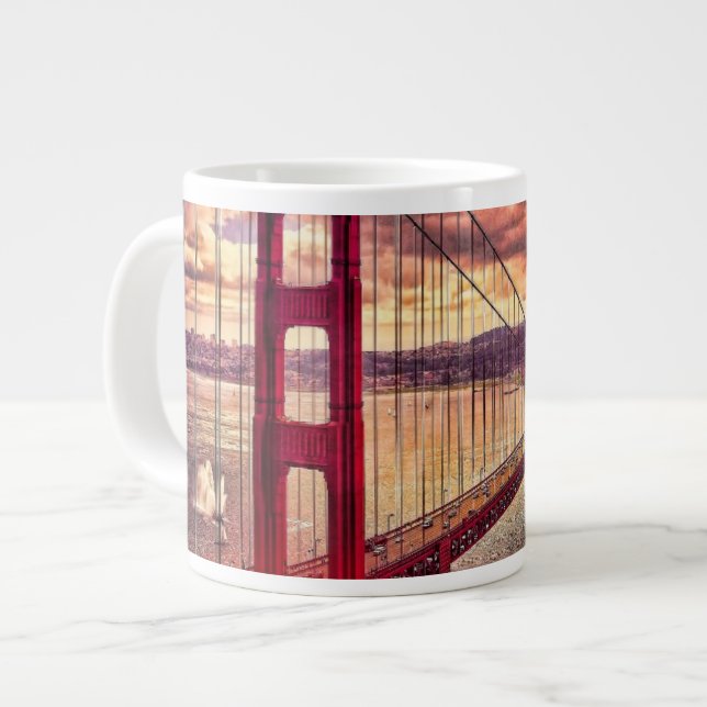 Golden Grind Bridge i San Francisco, Kalifornien. Jumbo Mugg (Framsida vänster)
