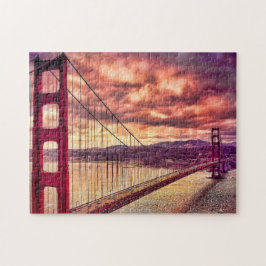 Golden Grind Bridge i San Francisco, Kalifornien. Pussel