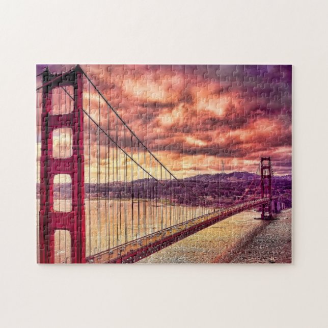 Golden Grind Bridge i San Francisco, Kalifornien. Pussel (Horisontell)