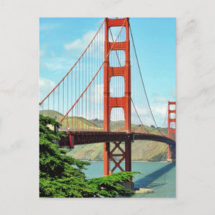 Golden Grind Bridge i San Francisco Vykort