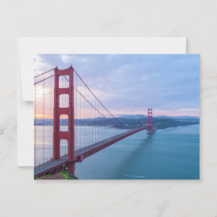 Golden Grind Bridge i Sunrise Vykort