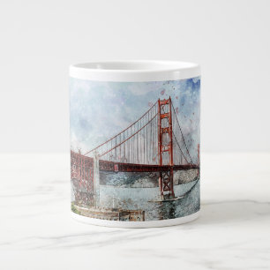 Golden Grind Bridge Jumbo Mugg