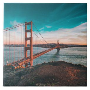 Golden Grind Bridge Kakelplatta