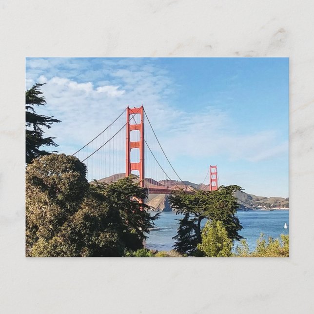 Golden Grind Bridge, Kalifornien CA Vykort (Framsida)