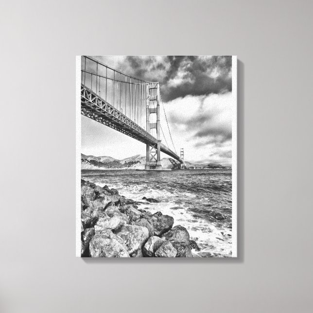 Golden Grind Bridge, Kalifornien Canvastryck (Framsida)