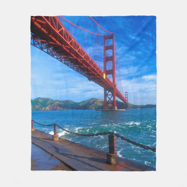 Golden Grind Bridge, Kalifornien Fleecefilt (Framsidan)