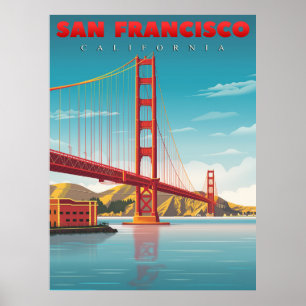 Golden Grind Bridge - Landmark i San Francisco Poster