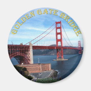 Golden Grind Bridge Magnet
