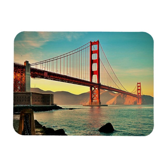 Golden Grind Bridge Magnet (Horisontell)