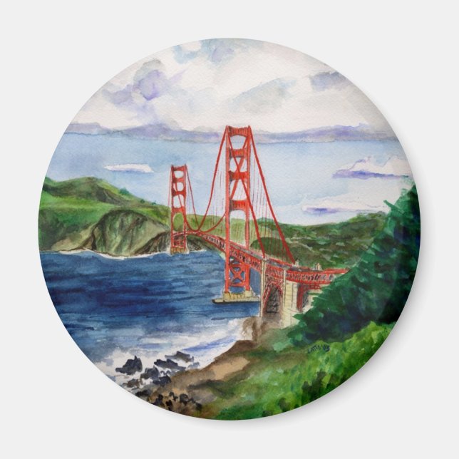 Golden Grind Bridge Magnet (Framsidan)