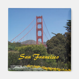 Golden Grind Bridge Magnet