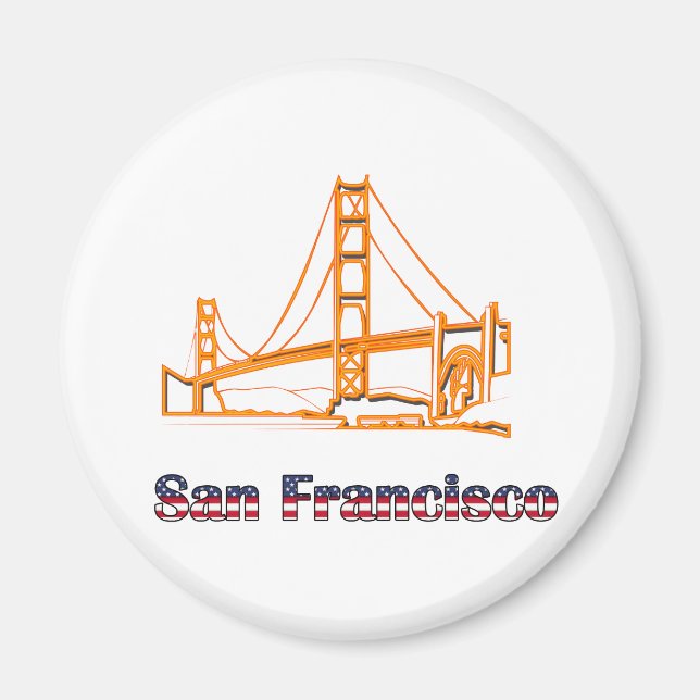Golden Grind Bridge Magnet (Framsidan)