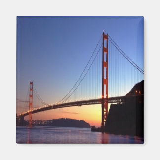 Golden Grind Bridge Magnet