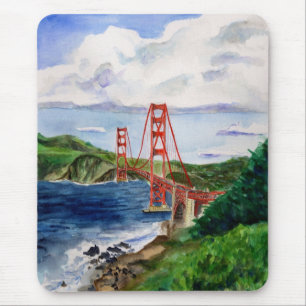 Golden Grind Bridge Mousepad Musmatta