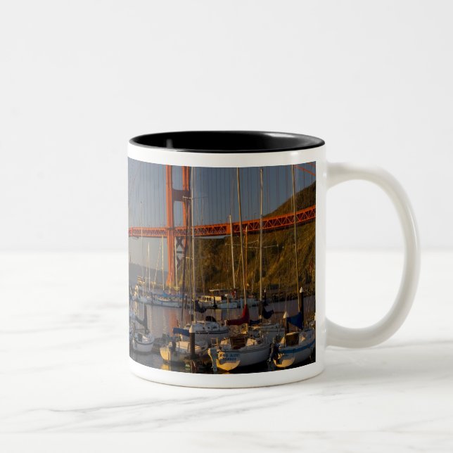 Golden Grind Bridge och San Francisco 4 Två-Tonad Mugg (Höger)