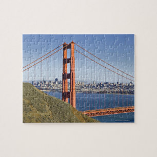 Golden Grind Bridge och San Francisco. Pussel