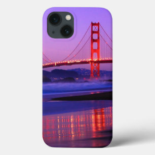 Golden Grind Bridge på Baker Beach vid Sundown