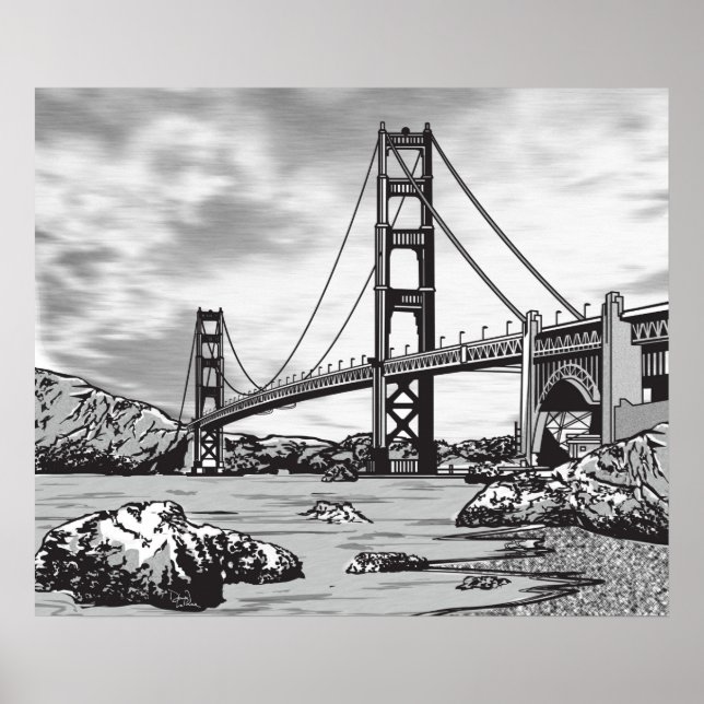 Golden Grind Bridge Poster (Framsidan)