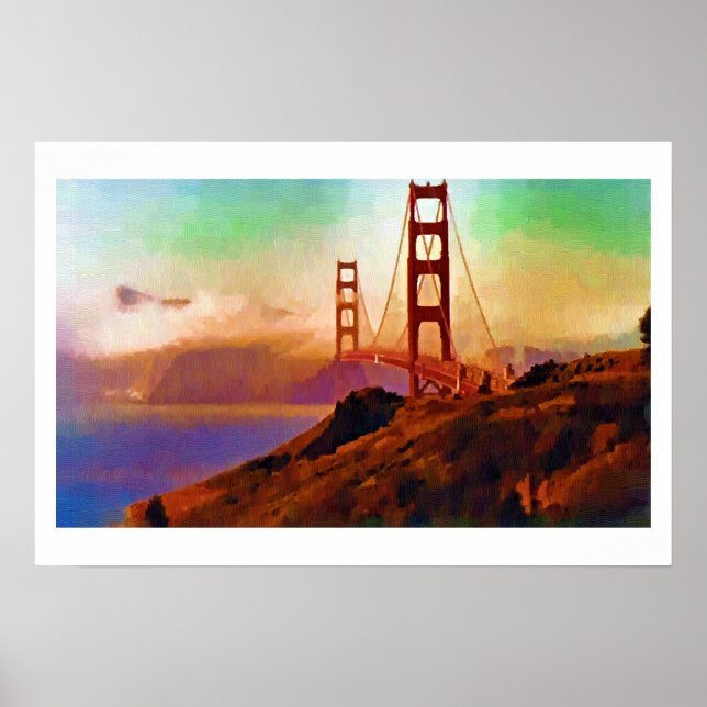 Golden Grind Bridge Poster (Framsidan)