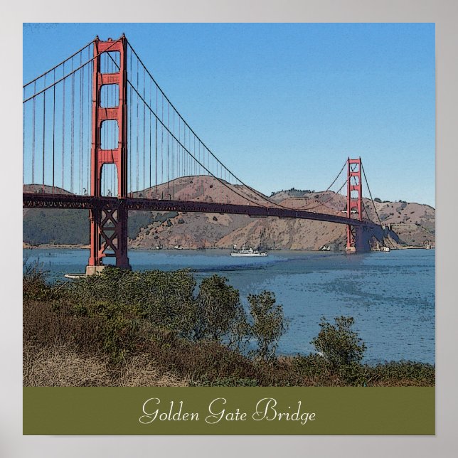 Golden Grind Bridge Poster (Framsidan)