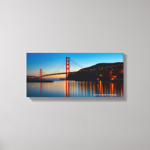 Golden Grind Bridge, San Francisco Bay Canvastryck