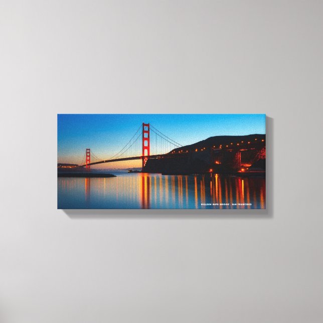 Golden Grind Bridge, San Francisco Bay Canvastryck (Framsida)