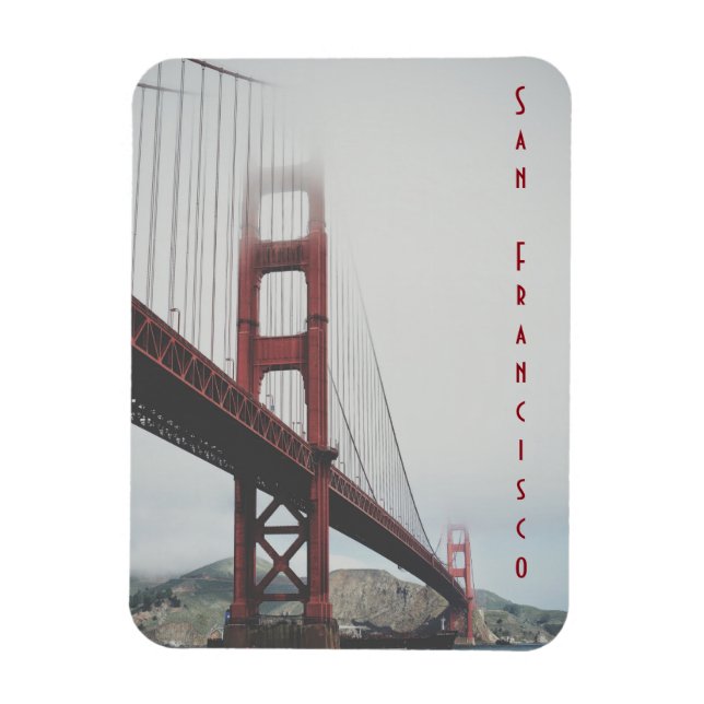 Golden Grind Bridge, San Francisco, CA Magnet (Vertikal)