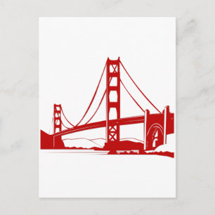 Golden Grind Bridge - San Francisco, CA Vykort