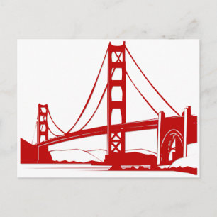 Golden Grind Bridge - San Francisco, CA Vykort