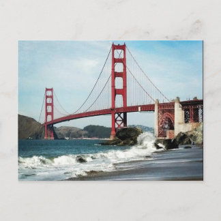 Golden Grind Bridge San Francisco CA Vykort