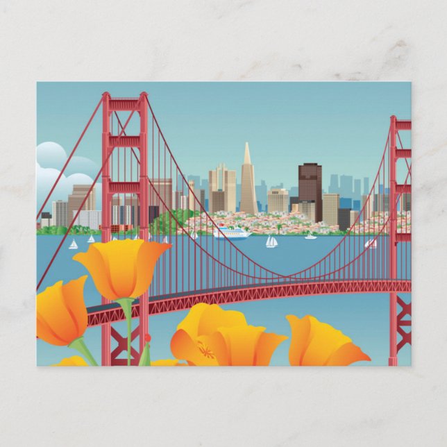 Golden Grind Bridge | San Francisco, CA Vykort (Framsida)