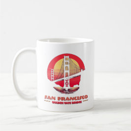 Golden Grind Bridge San Francisco California USA Kaffemugg