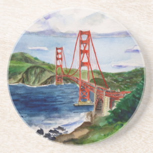 Golden Grind Bridge (San Francisco) Drick Underlä Underlägg