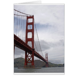 Golden Grind Bridge San Francisco Hälsningskort