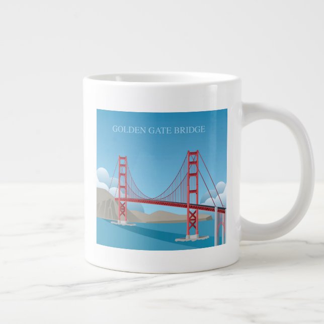 Golden Grind Bridge| San Francisco Jumbo Mugg (Höger)