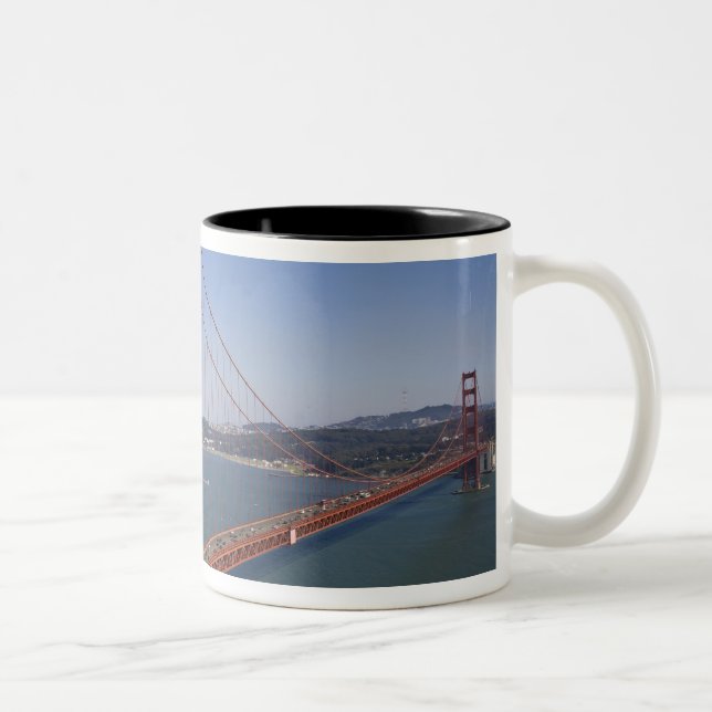 Golden Grind Bridge, San Francisco, Kalifornien, 1 Två-Tonad Mugg (Höger)