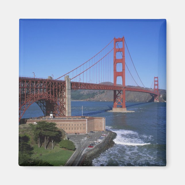 Golden Grind Bridge, San Francisco, Kalifornien, 8 Magnet (Framsidan)