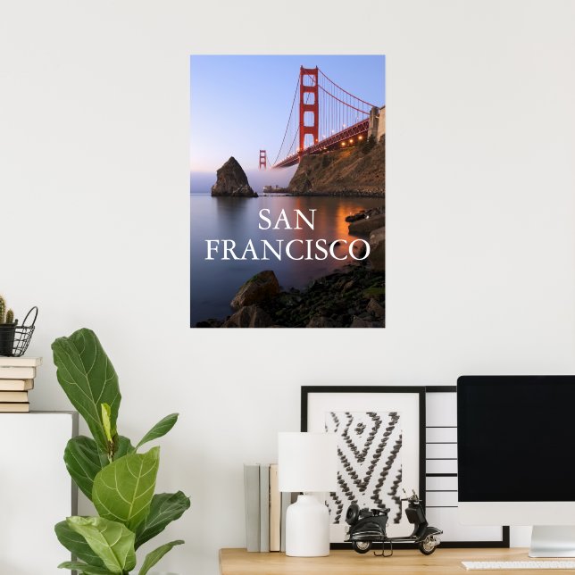 Golden Grind Bridge | San Francisco Kalifornien Poster (Hemmakontoret)