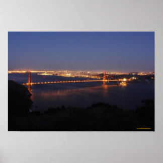 Golden Grind Bridge, San Francisco, Kalifornien Poster