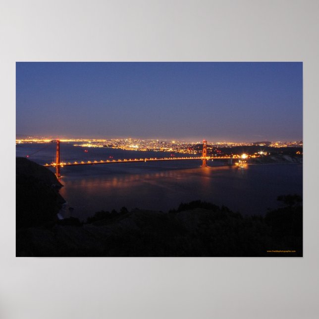 Golden Grind Bridge, San Francisco, Kalifornien Poster (Framsidan)