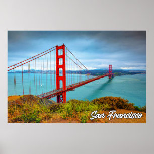 Golden Grind Bridge, San Francisco, Kalifornien Poster