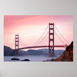 Golden Grind Bridge, San Francisco, Kalifornien Poster