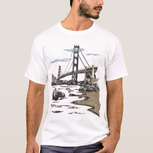 Golden Grind Bridge San Francisco Kalifornien T Shirt