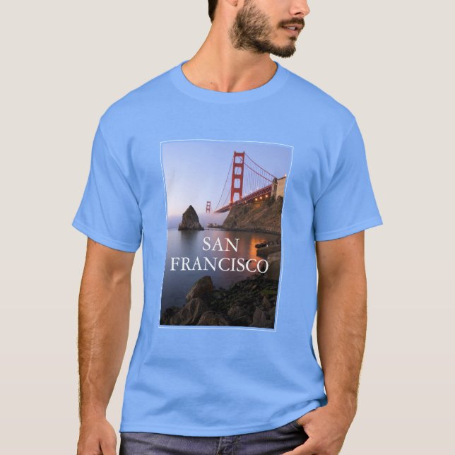 Golden Grind Bridge | San Francisco Kalifornien T Shirt (Framsida)
