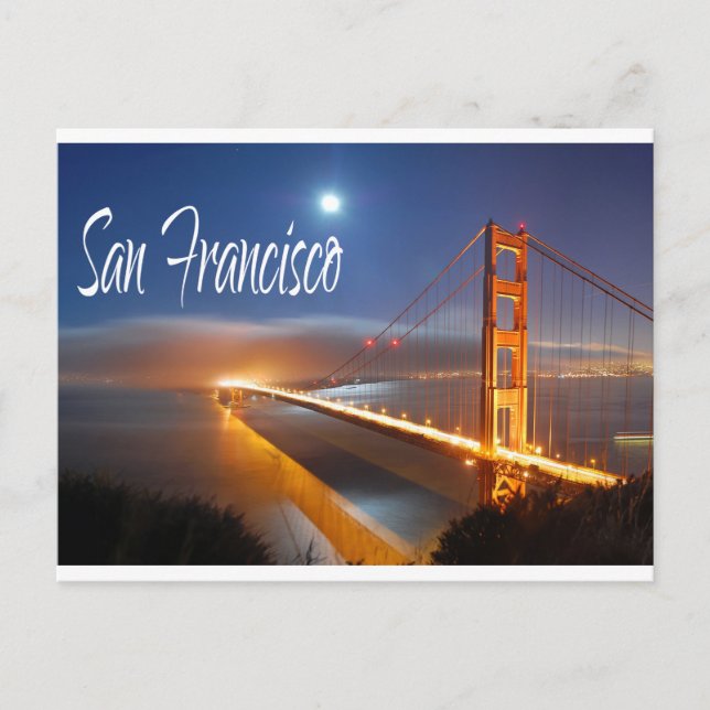 Golden Grind Bridge, San Francisco, Kalifornien, U Vykort (Framsida)