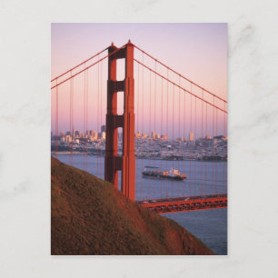 Golden Grind Bridge San Francisco Kalifornien. Vykort