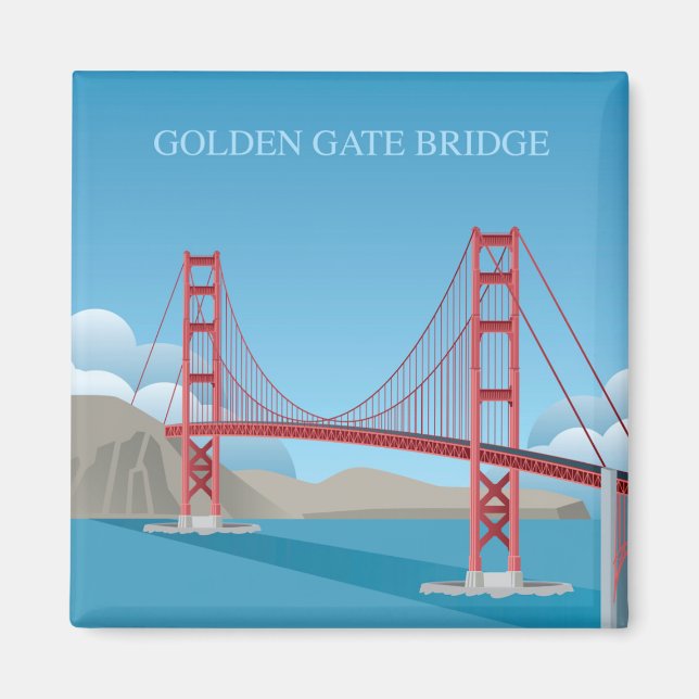Golden Grind Bridge | San Francisco Magnet (Framsidan)