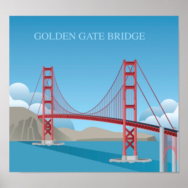 Golden Grind Bridge | San Francisco Poster (Framsidan)