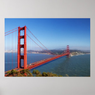Golden Grind Bridge, San Francisco Poster